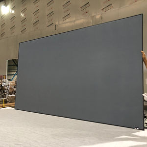 Pantalla de proyector reflectante antiluz Pantalla de proyección Alr de cristal de diamante negro de tiro largo de 150 pulgadas Pantalla de marco fijo - Product Image 2