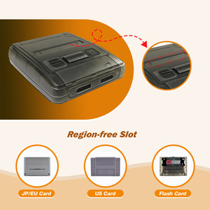 Guscio di ricambio trasparente per gioco retrò compatibile con cartuccia SNES nordamericano per Super Famicom Console accessori Super NES - Product Image 3