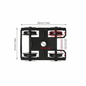 HP23HO 12pcs Model <strong>Train</strong> HO Scale 1:87 POM <strong>Bogies</strong> With 36" Plastic Wheels Model <strong>Bogies</strong>