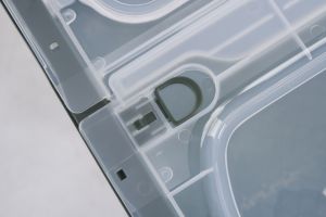 プラスチック製折りたたみ式収納コンテナ収納ボックスセット収納ボックス & ビン長方形モダン多機能 - Product Image 5