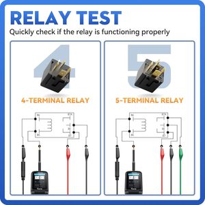 ALL in One Car Circuit Tester VIDAIGTOOL V500 <strong>Pro</strong> Automotive Circuit Tester Car <strong>Injector</strong>/Relay/Tail Light Test Diagnostic Tools - Product Image 6