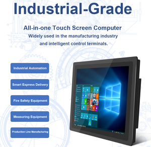 13,3 polegadas computador industrial touch screen <span class=keywords><strong>monitor</strong></span> android industrial/Windows com tela táctil pcap para automação industrial