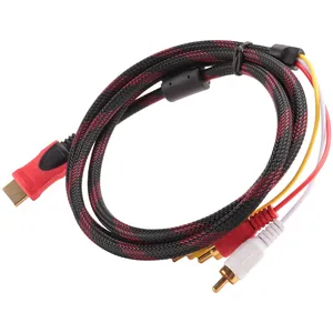 适用于Xbox One Wii的PS3 PS4的HDMI公到RCA视频音频影音电缆适配器，最新 - Product Image 2
