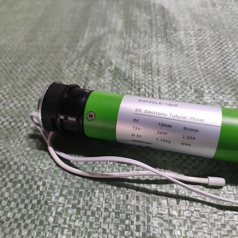 DOOYA DM35LE-10/9 35mm 관형 모터 2600mAh 배터리 구동 전기 모터