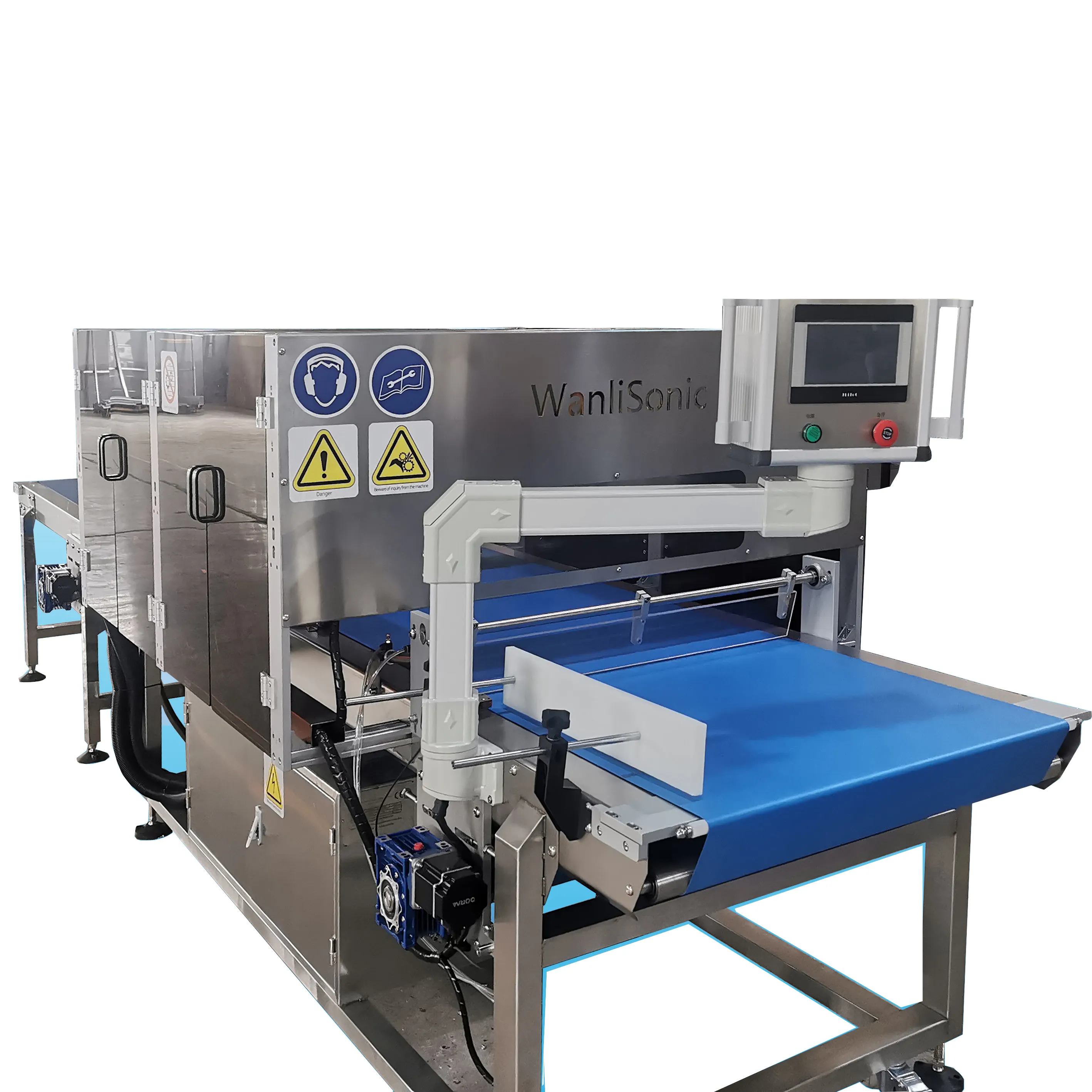 Máquina de corte de bolos com esponja ultrassônica Wanlisonic para padaria e alimentos
