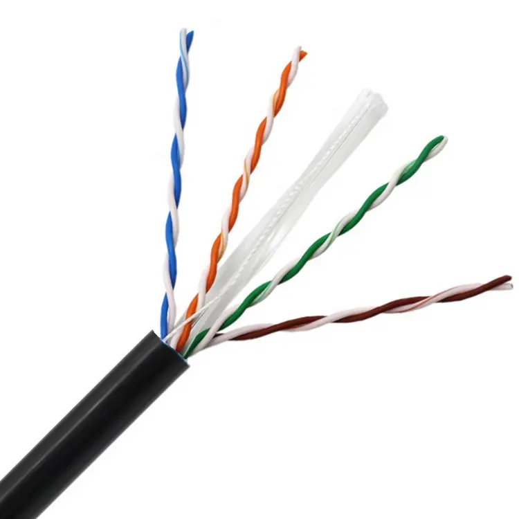 Outdoor cat 6 utp kabel 23awg 0.56mm kupfer unshielded cat6 netzwerk kabel 100m