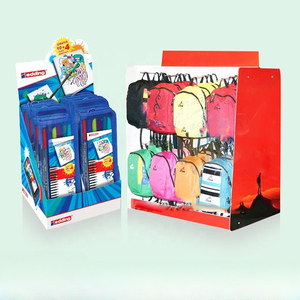 Holidaypac Custom Retail Shop Cardboard Book <strong>Display</strong> Rack Pen <strong>Counter</strong> <strong>Display</strong> Stationery <strong>Paper</strong> <strong>Hook</strong> <strong>Display</strong> - Product Image 6