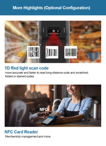 4G WIFI Support Scanner NFC Payment <strong>QR</strong> <strong>Code</strong> <strong>Android</strong> <strong>Pos</strong> Terminal Mobile <strong>Pos</strong> With Printer - Product Image 6