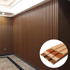 Fabrika kapalı ve açık dekorasyon kurulu kalınlığı 22mm18mm uzun 3 metre WPC duvar paneli özelleştirilebilir büyük duvar panosu - Product Image 6