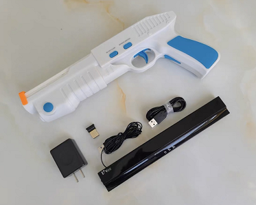 Pistolet sans fil de lumière de wii