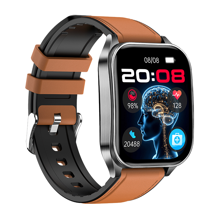 Marron - Bracelet en cuir