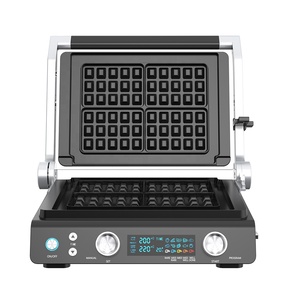 2023 New Smart <strong>Tech</strong> Electric Stainless Steel Contact Grill Multi-Function Digital Screen 19 Pre-set <strong>Programs</strong> for Household Use - Product Image 4