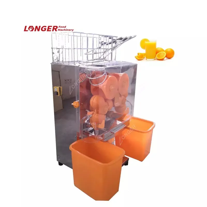 Otomatik portakal kesici ve sıkacağı | Ticari limon suyu sıkma makinesi
