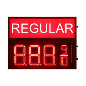 RF LCD-Steuerung Außen tankstelle LED Preis änderungen Pump Topper 7 Segment LED-Anzeige Bildschirm Parkplatz LED-Zeichen
