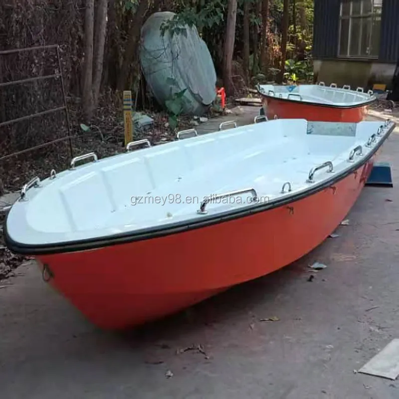 Meierya – bateau d'assaut électrique rouge en fibre de verre, 6.52m, prix usine, bateau de pêche, hors-bord, à vendre, M-006