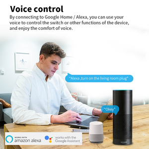 Smart WIFI Socket US Plug 16A Adapter Smart Life Tuya App Remote Control Electronic Outlet <strong>Timer</strong> Work <strong>With</strong> Alexa Google Home - Product Image 3