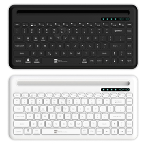 China Factory Price Custom 2.4G Wireless <strong>Mini</strong> Slim 84-Keys <strong>BlueTooth</strong> Computer <strong>Keyboard</strong> for Mobile Devices - Product Image 1