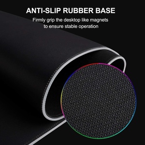 RGB oyun Mouse Pad yumuşak kaymaz kauçuk taban fare Mat dizüstü bilgisayar için PC oyunları - Product Image 5