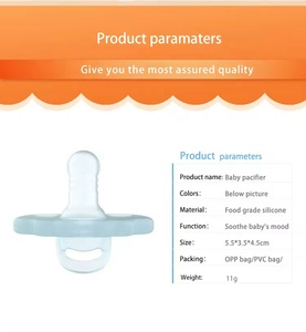 100% cấp thực phẩm Silicone bé núm vú BPA Free thân thiện với môi/không độc hại biểu tượng tùy chỉnh lỏng làm dịu <span class=keywords><strong>Teether</strong></span> dòng chảy trung bình bé - Product Image 4