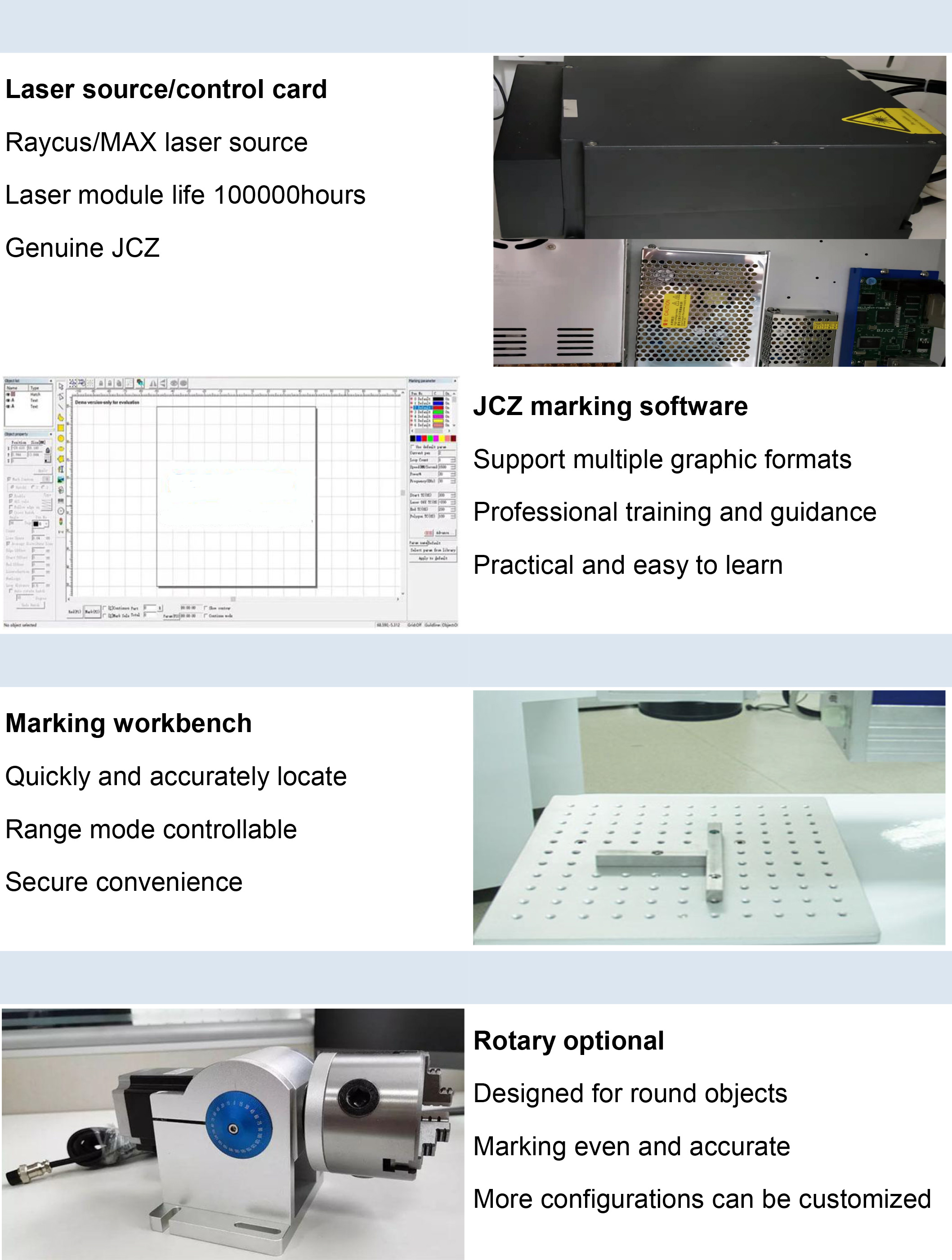 Double head laser marking machine keyboard laser marking 500*500 range