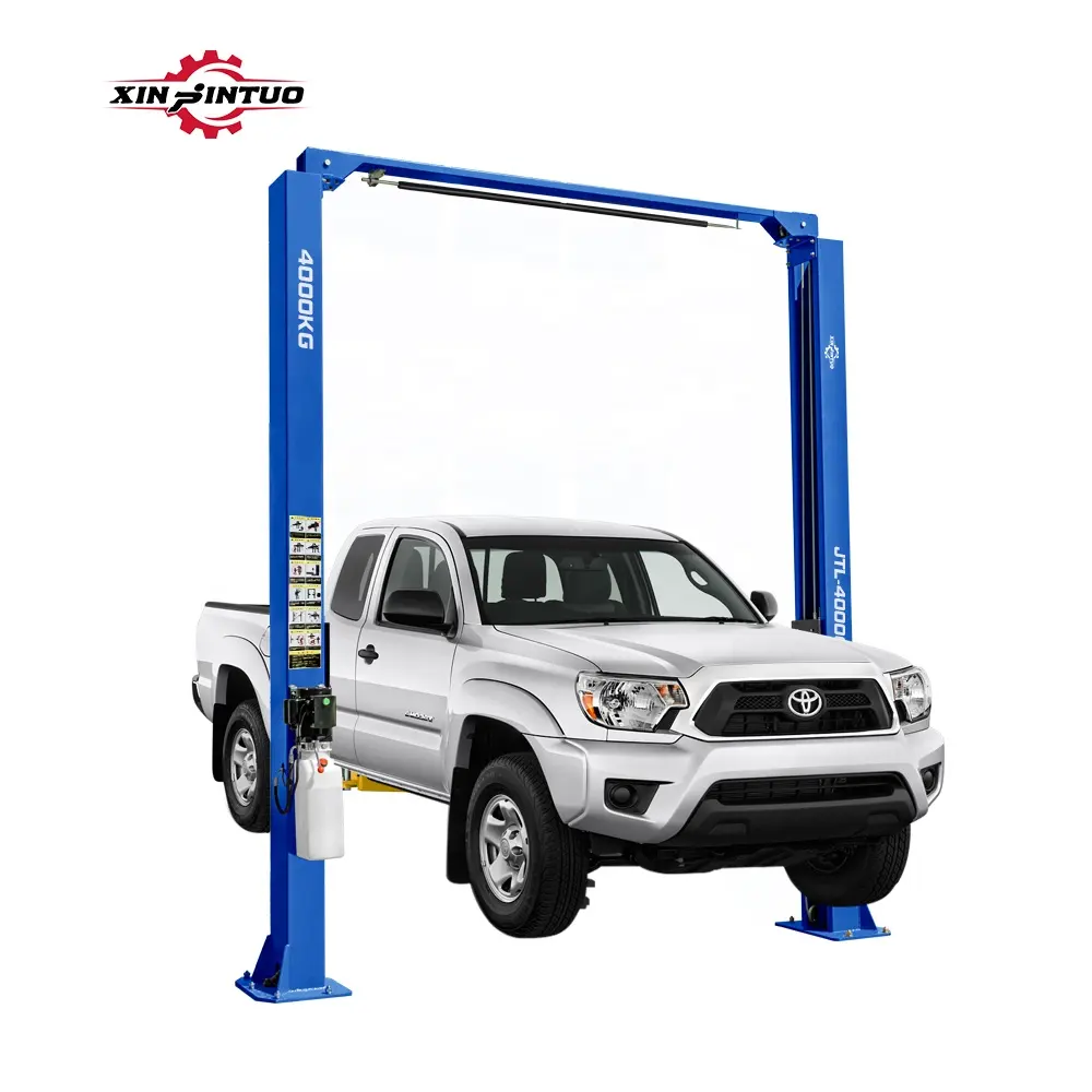 Xinjintuo Heavy Duty 5.5t Hydraulic Automobile Vehicle Elevator Double Column Gantry Two Post Auto Hoist 2 Post Car Lift