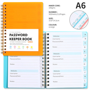 Alfabetik sekmeler ile şifre kitabı deri not defteri günlük internet şifre kitap şifre kaleci kitap yaşlılar için - Product Image 6