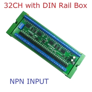 32CH NPN/PNP ingresso isolato otticamente e 32CH 300MA NPN relè a stato solido uscita RS485 Modbus RTU PLC IO scheda di espansione