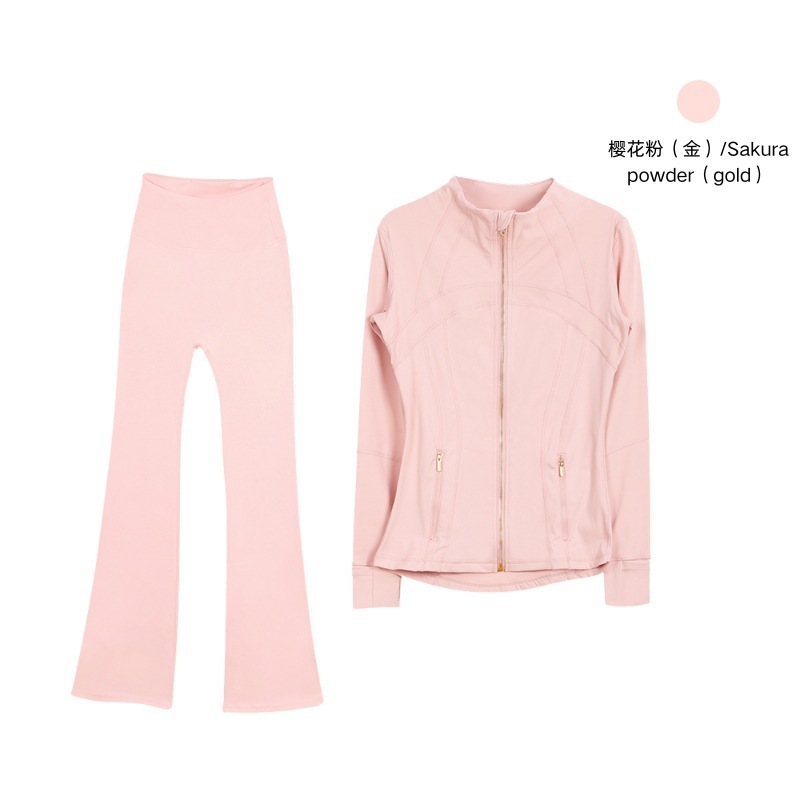 Ensemble de trompettes rose fleur de cerisier et or