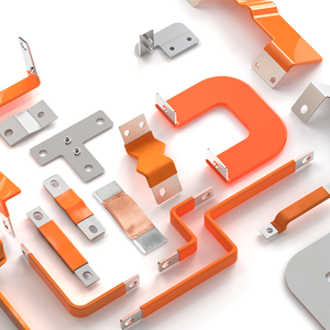 OEM MST Copper <strong>Busbar</strong> Flexible Copper Connector Telescopic Multi-layer Thin Copper Sheet CuSTomizable - Product Image 2