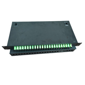 Fijo Simplex SC UPC 1U 24 puertos Panel de conexión de fibra óptica Instalación estándar de 19 pulgadas para gabinete de red ODF - Product Image 6