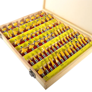 70PCS High Speed Steel End Milling <strong>Cutter</strong> Set <strong>70</strong> Piece Woodworking Tool 1/2 Shank 8/6mm Diameter Tin/Altin OEM Customizable - Product Image 1