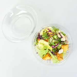 Fábrica Direta De Plástico Descartável 48oz Salada De Frutas Frescas Recipiente De Embalagem Tigela De Salada Redonda Descartável - Product Image 4