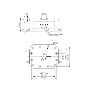 Fabrik-direkt hohe Qualität T510H vier-dimensions-Kraft-Sensor mehrere Achsen Kraft-Sensoren Kraft-Mess-Sensor zu verkaufen