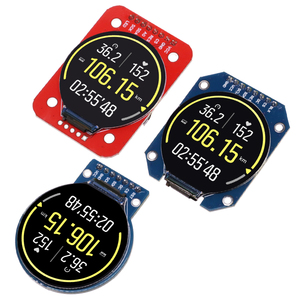 Anzeige 1,28-Zoll-TFT-LCD-Anzeigemodul Rund RGB 240*240 GC9A01 Treiber 4-Draht-SPI-Schnittstelle 240x240 PCB für Arduino