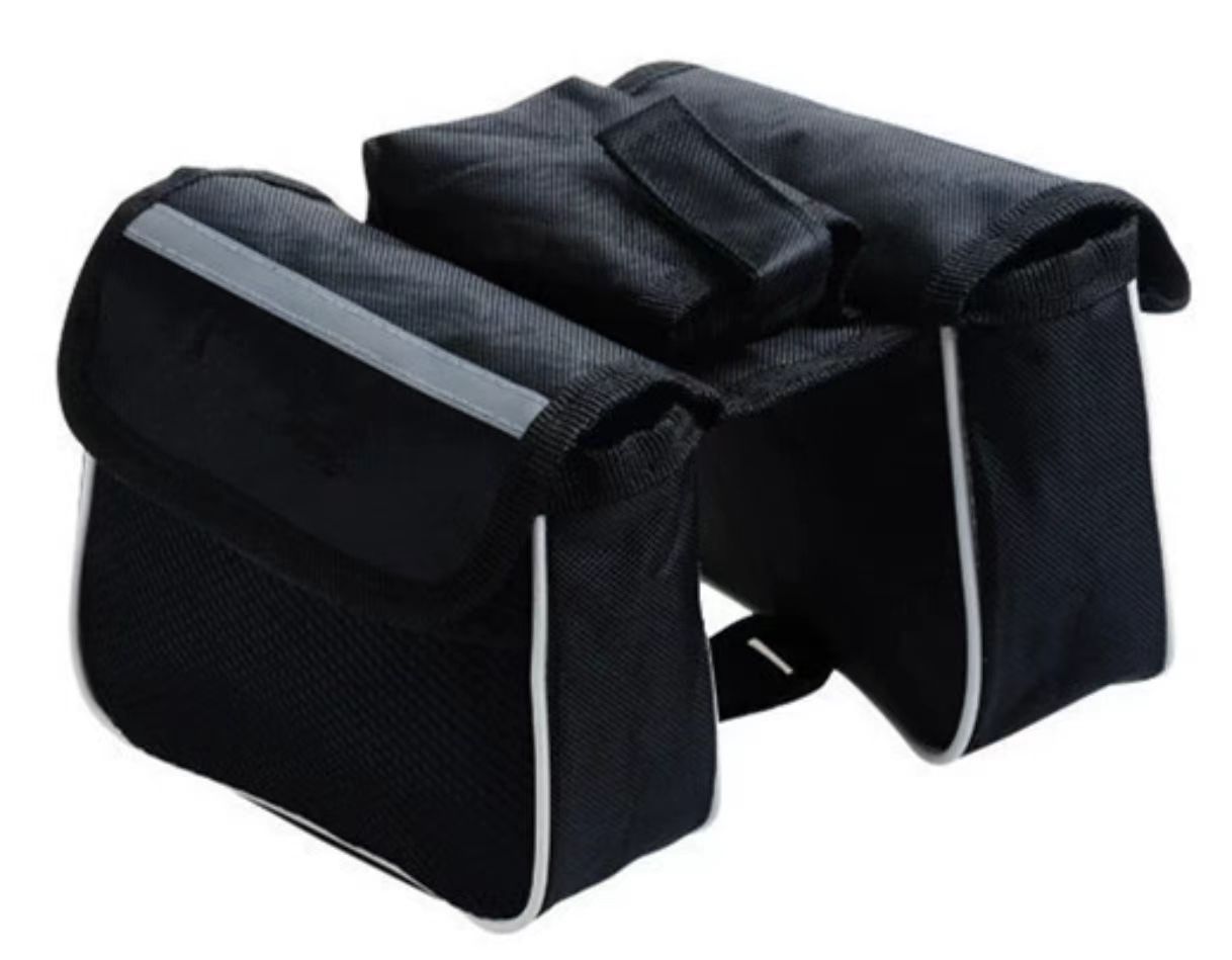 Poche en tissu noir sans étiquette