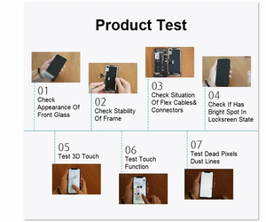 1年間の保証付きLCDタッチディスプレイiPhone 5 ~ 15 Pro Max 6 6S X XR XS XS Max 11 12 13 14用Appleに対応 - Product Image 4