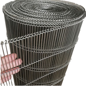 90 Degree SS304 SS316 Fan-shaped Wire Mesh Belt for Curve Conveyor - Product Image 2