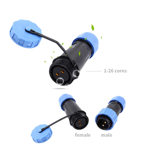 Customized Connectors SP21 2 3 4 5 7 9 <strong>12</strong> Pin IP68 Male Plug + Female In-line Cable <strong>Socket</strong> SP2110/P* SP2111/S* - Product Image 5