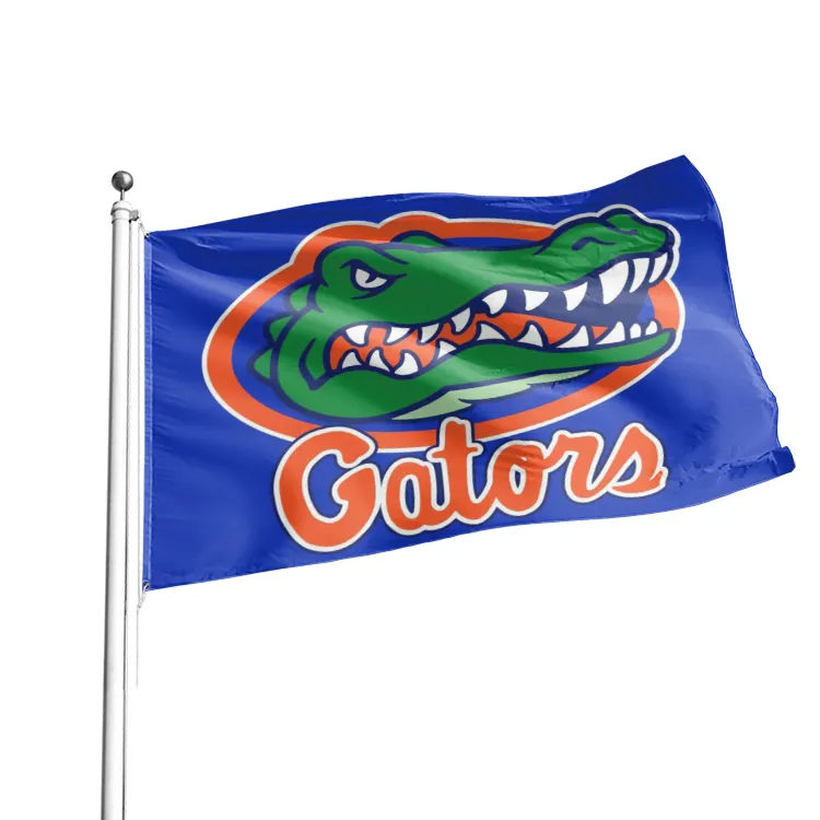 Banderas deportivas de la NCAA al por mayor, Bandera de Florida Gators de 90x150cm