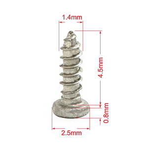M1 M1.2 M1.4M2なべ頭クロス埋め込み式セルフタッピングミニネジPC小型家電用 - Product Image 4