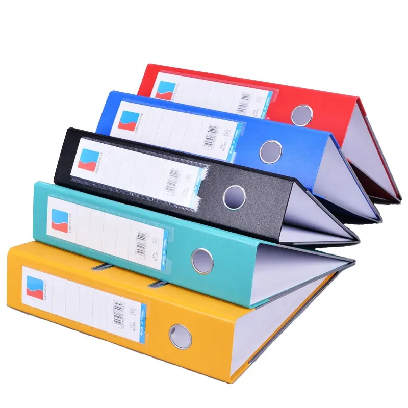 Folder File Lengkung Tuas A4/FC, Perlengkapan Kantor OEM Folder File