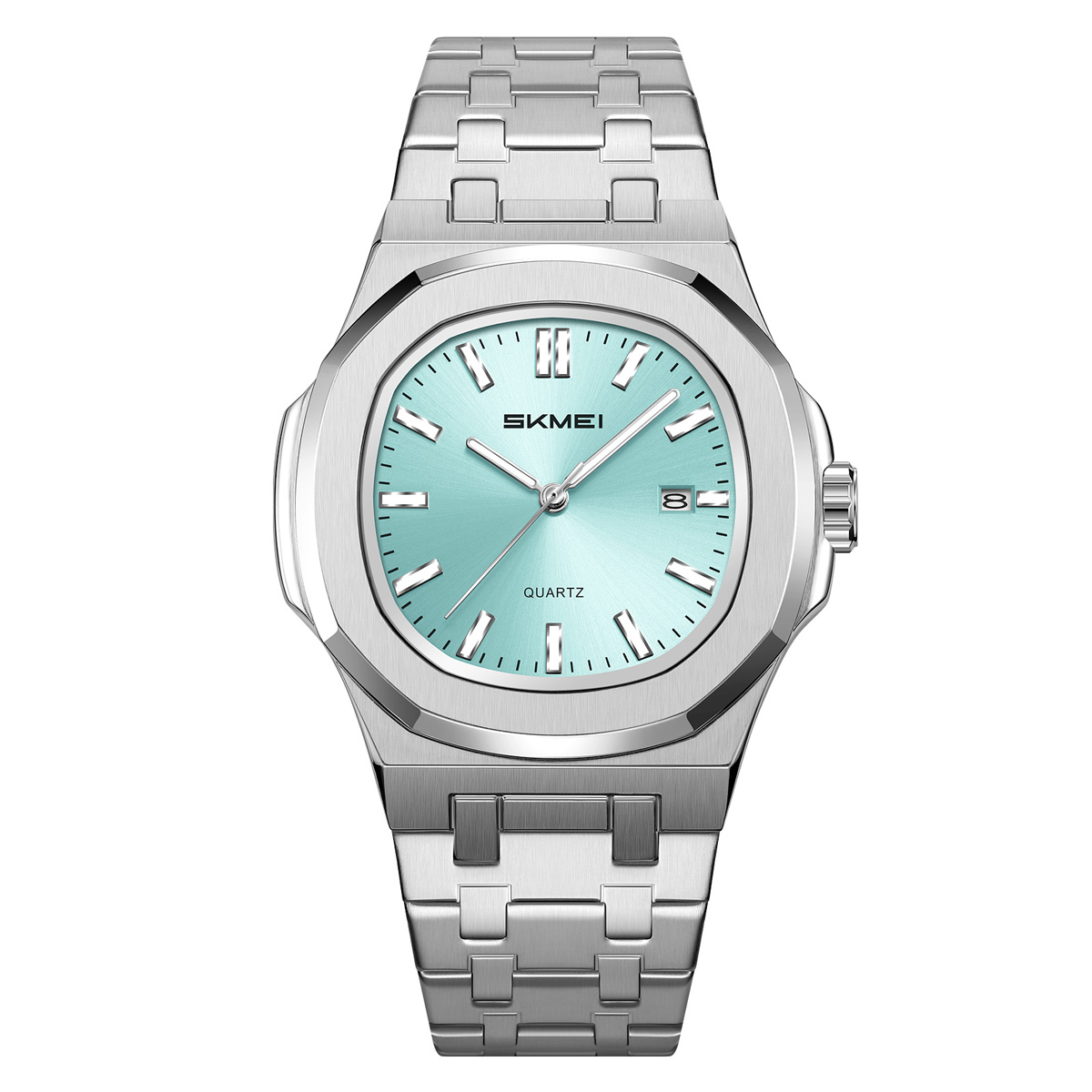 silver/light blue