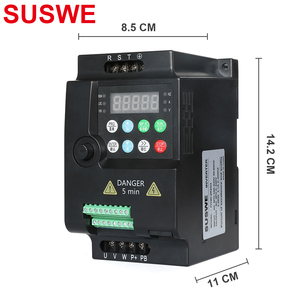 Convertidor de frecuencia de entrada monofásica de 2.2KW 220V y salida trifásica de 220V