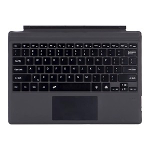 平板电脑键盘7色发光二极管背光触控板键盘可充电，适用于微软Surface Pro 3/4/5/6/7 - Product Image 1