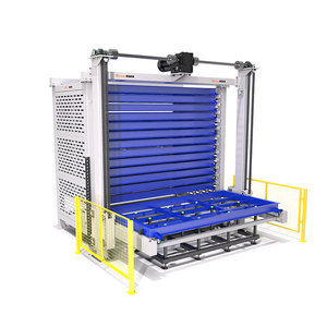Apilador automático de almacén, grúa, transportador de rodillos, sistema de recuperación de almacenamiento, estantería metálica Industrial para palés, Material metálico - Product Image 2