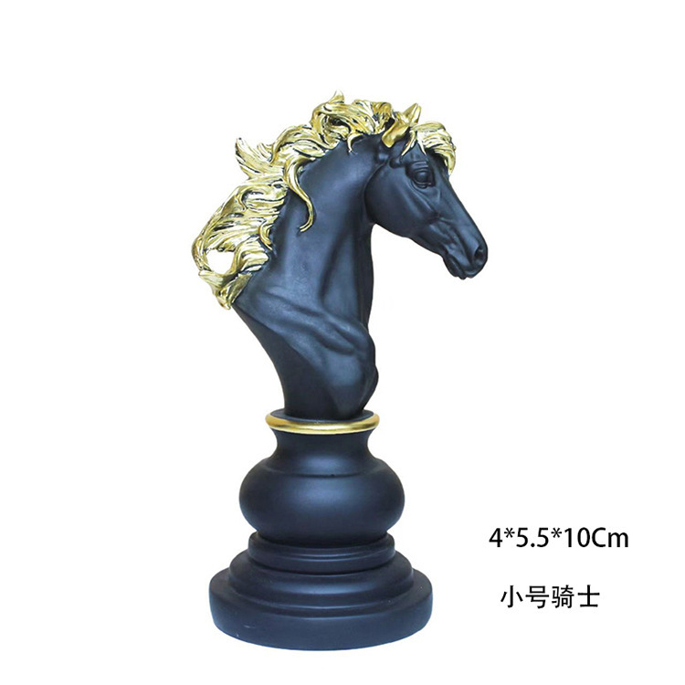 Chevalier trompettiste noir