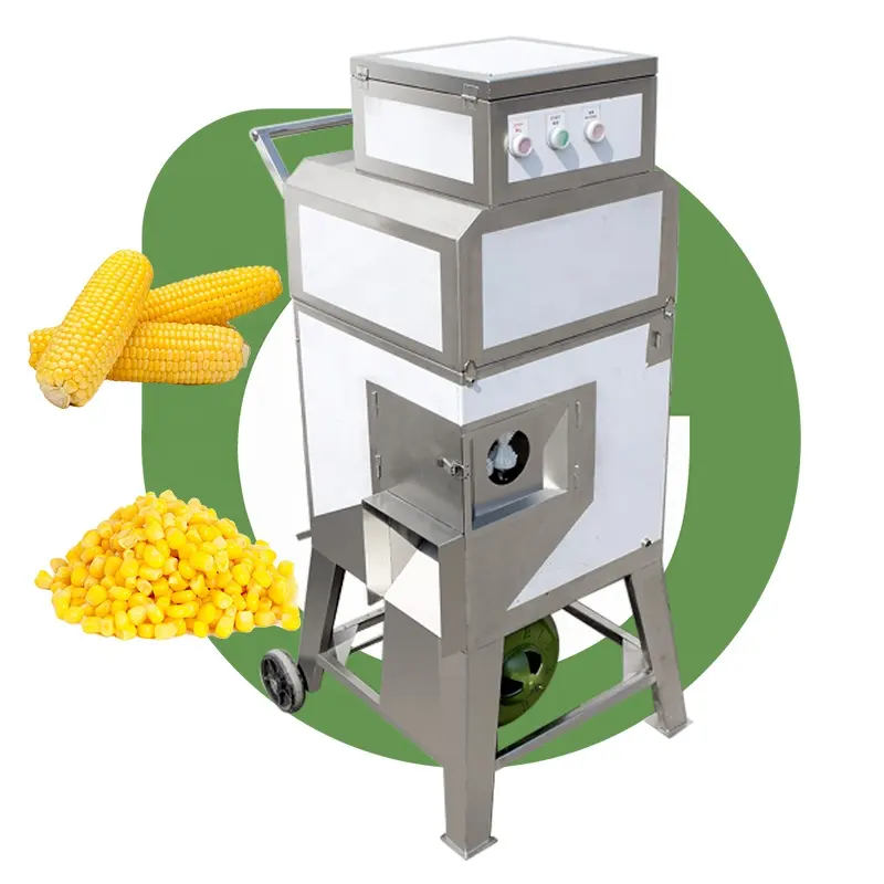 Comercial barato mecânico industrial milho doce descascador casca sheller thresher kernel remover máquina