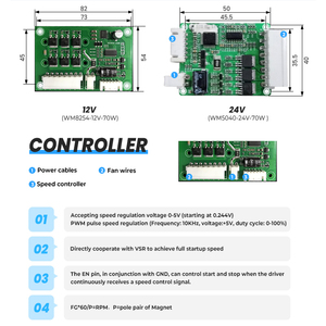 用于工业和医疗技术的高速高压滑动便携式24V DC迷你无刷空气风扇涡轮鼓风机 - Product Image 5
