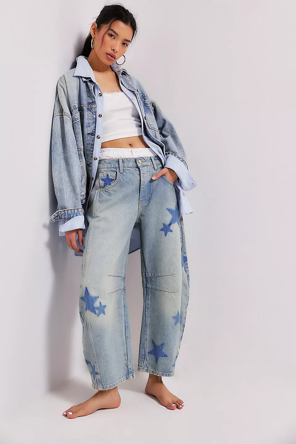 Étoile bleu clair
