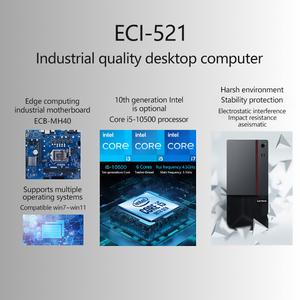 Lenovo Eci-521 Industrial Computer Industrial Control Host Machine Gaming Pc Gamer Desktop I5 Computer Desktop I3 I5 I7 - Product Image 4